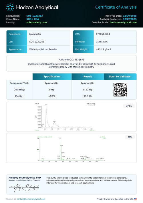 CJC-1295 + Ipamorelin 10mg